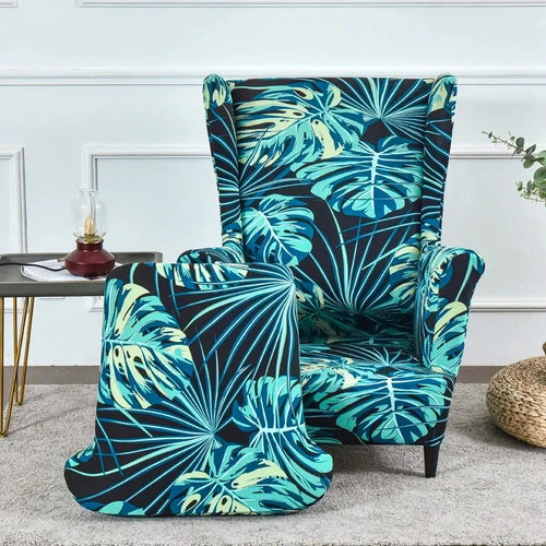 Housse de Fauteuil à Oreilles Imprimée 30