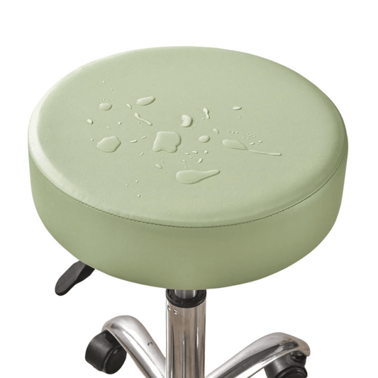 Housse Tabouret de Bar Rond - Résistant aux éclaboussures - Vert d'Eau