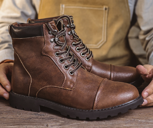 Colton™ | Bottes en cuir pour homme premium