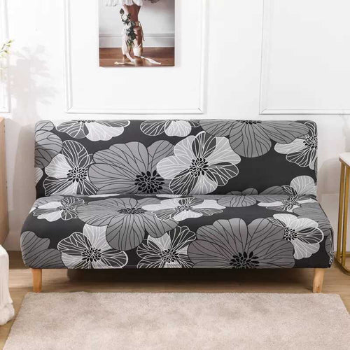 Housse Clic Clac Extensible à Motif Floral - Décoration & Protection pour Votre Salon