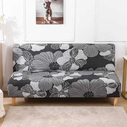Housse Clic Clac Extensible à Motif Floral - Décoration & Protection pour Votre Salon