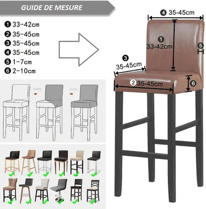 Housse Tabouret de Bar - Flora