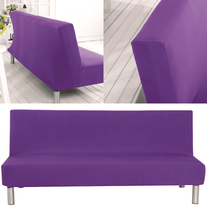 Housse de Canapé Clic Clac Motif Moderne Violet - Design Universelle & Moderne