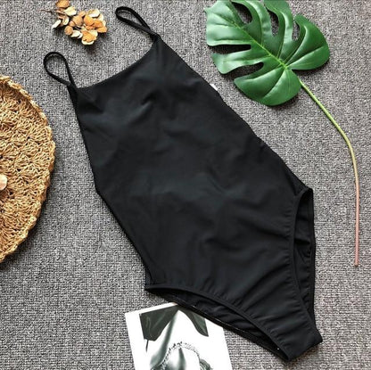 Maillot de bain une pièce dos nu