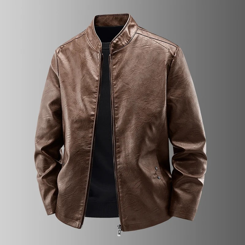 Veste de moto en cuir