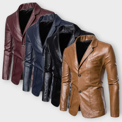 Veste en Cuir Business Casual