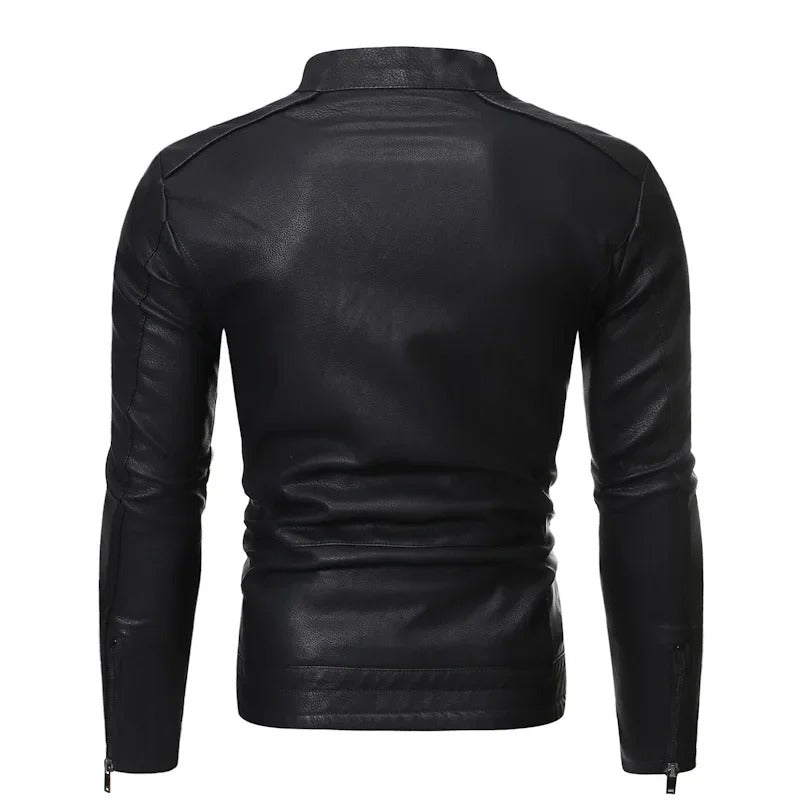 Veste en cuir élégante