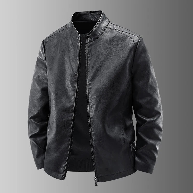 Veste de moto en cuir