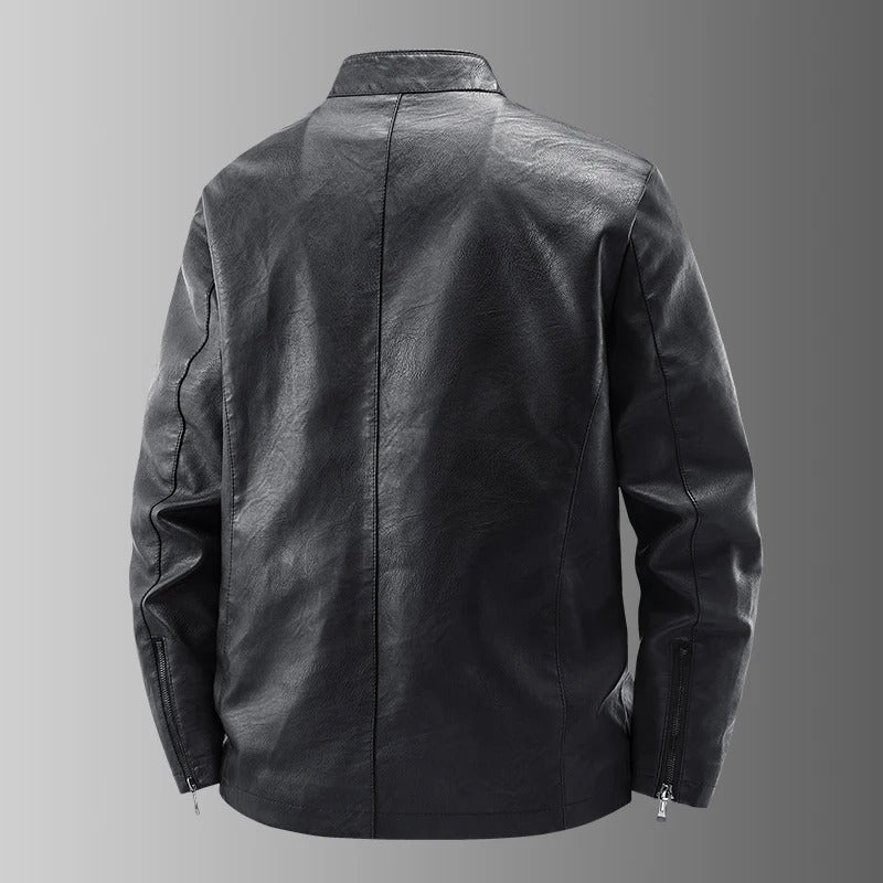 Veste de moto en cuir