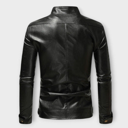 Veste en Cuir Élégante pour Homme