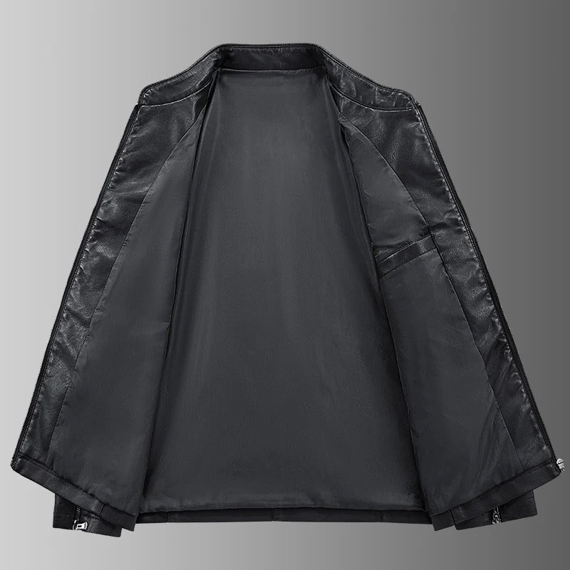 Veste de moto en cuir