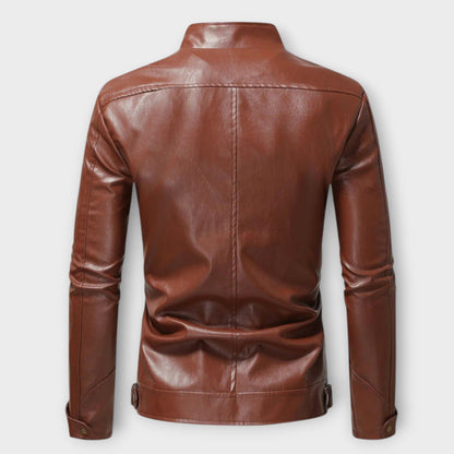 Veste en Cuir Élégante pour Homme