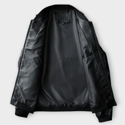 Veste en Cuir de Motard
