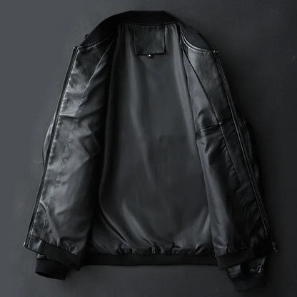 Veste en cuir motard