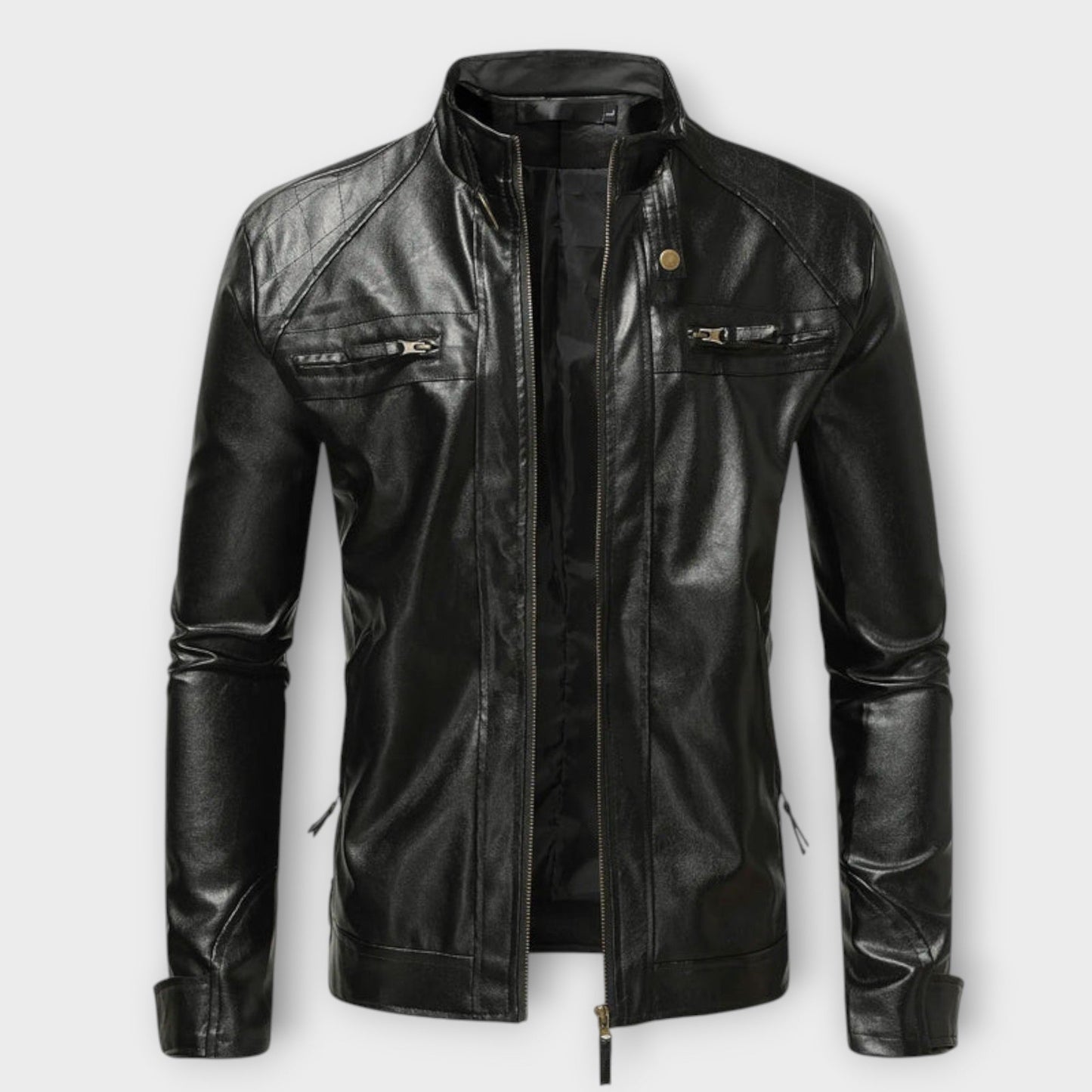Veste en Cuir Élégante pour Homme