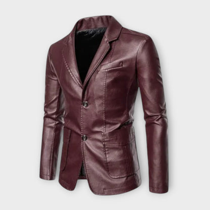 Veste en Cuir Business Casual