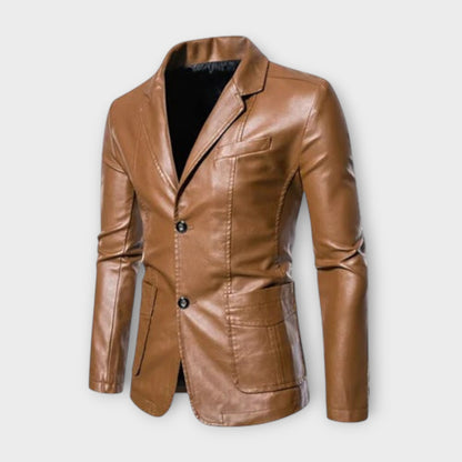 Veste en Cuir Business Casual
