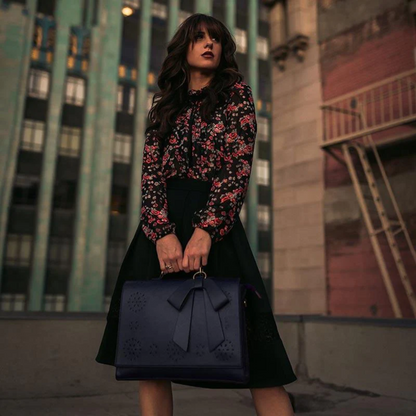 Sac à Bandoulière Élégant avec Nœud