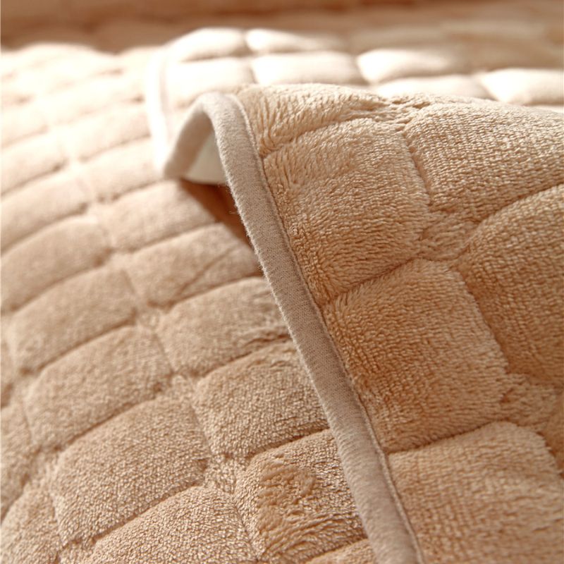 Plaid pour canapé velours <br> Epais Kaki