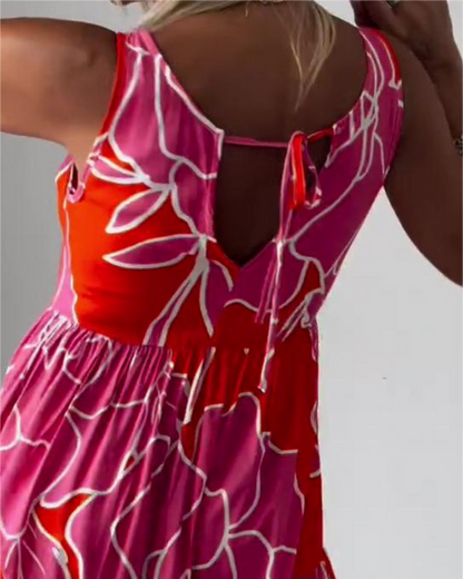 GRACE - ÉLÉGANT ROBE BOHO FLEURIE