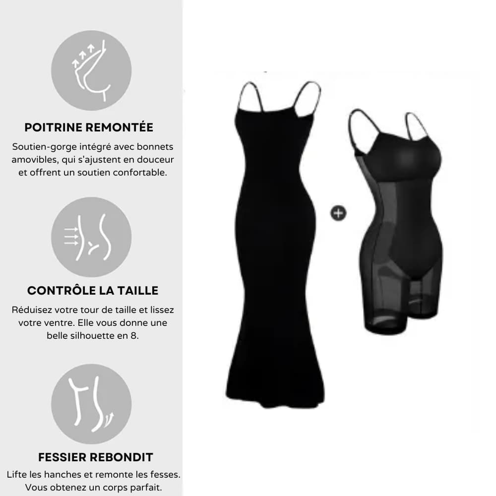 Robe avec gaine intégrée