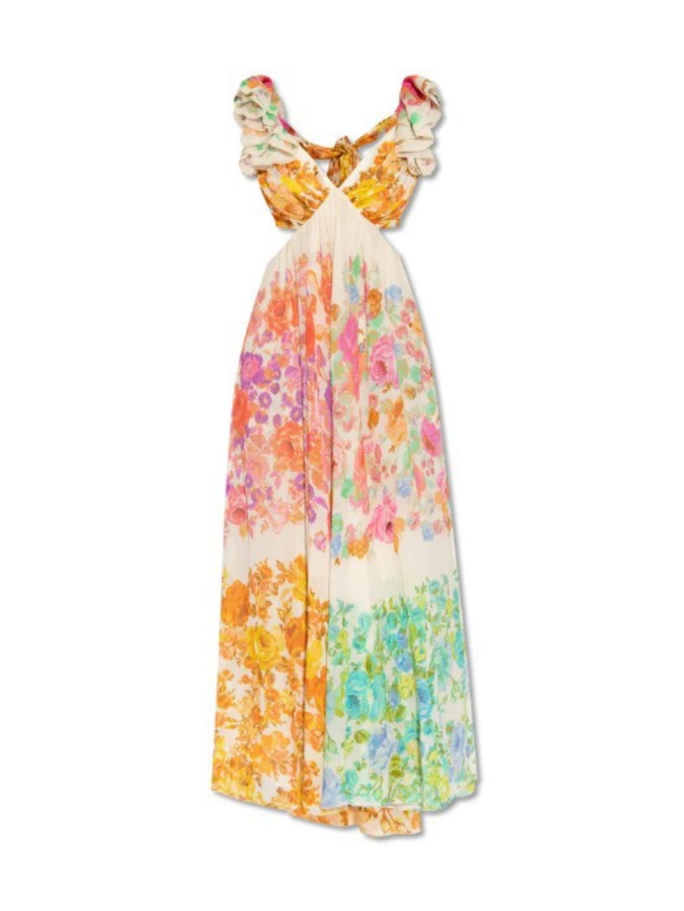 Robe d'été dos nu colorée