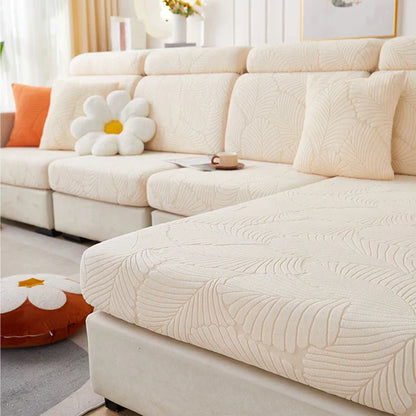 Housse Coussin Canapé - Motifs Feuilles