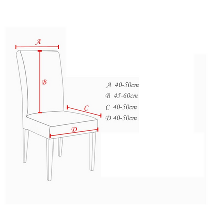 Housse de chaise Noire <br> Universelle