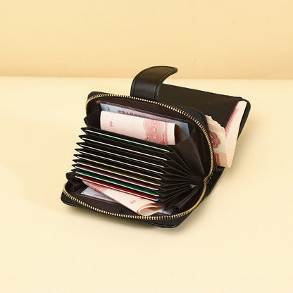 Petit portefeuille femme classique