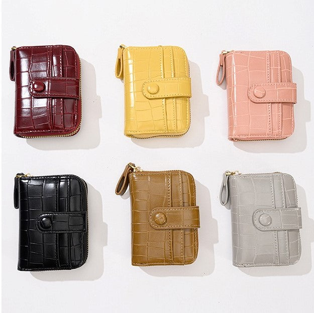 Petit portefeuille crocodile