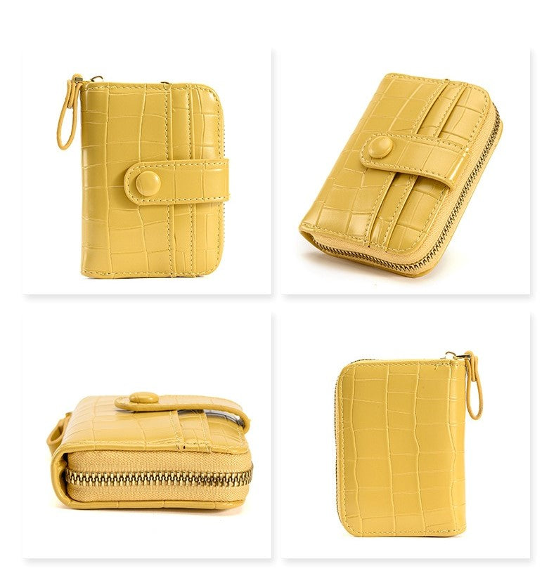 Petit portefeuille crocodile