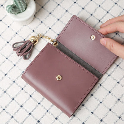 Petit portefeuille a rabat classique