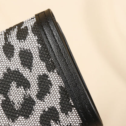 Petit portefeuille femme leopard