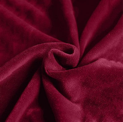 Housse de chaise <br> Velours Bordeaux