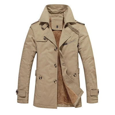 Trench-coat élégant matelassé